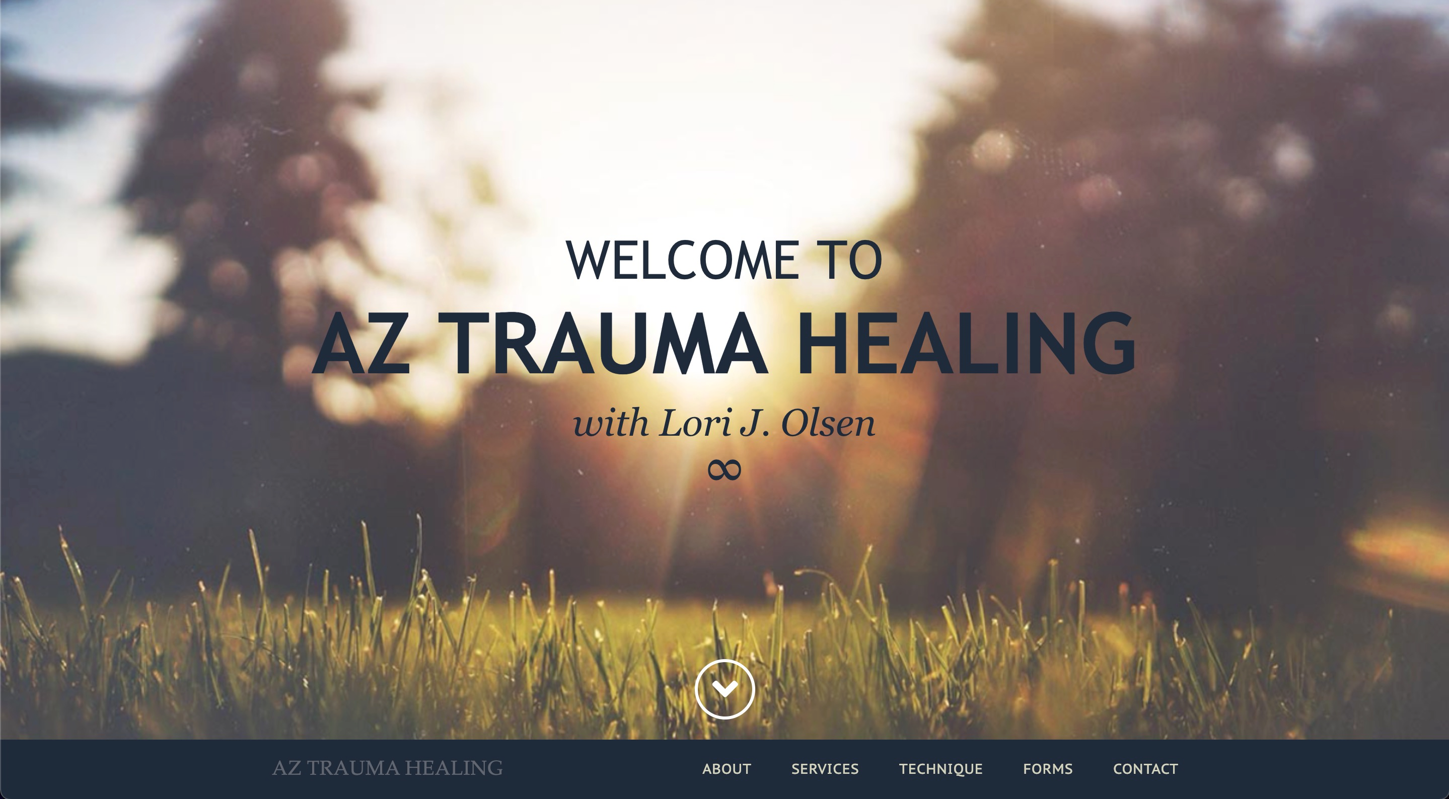 AZ Trauma Healing website