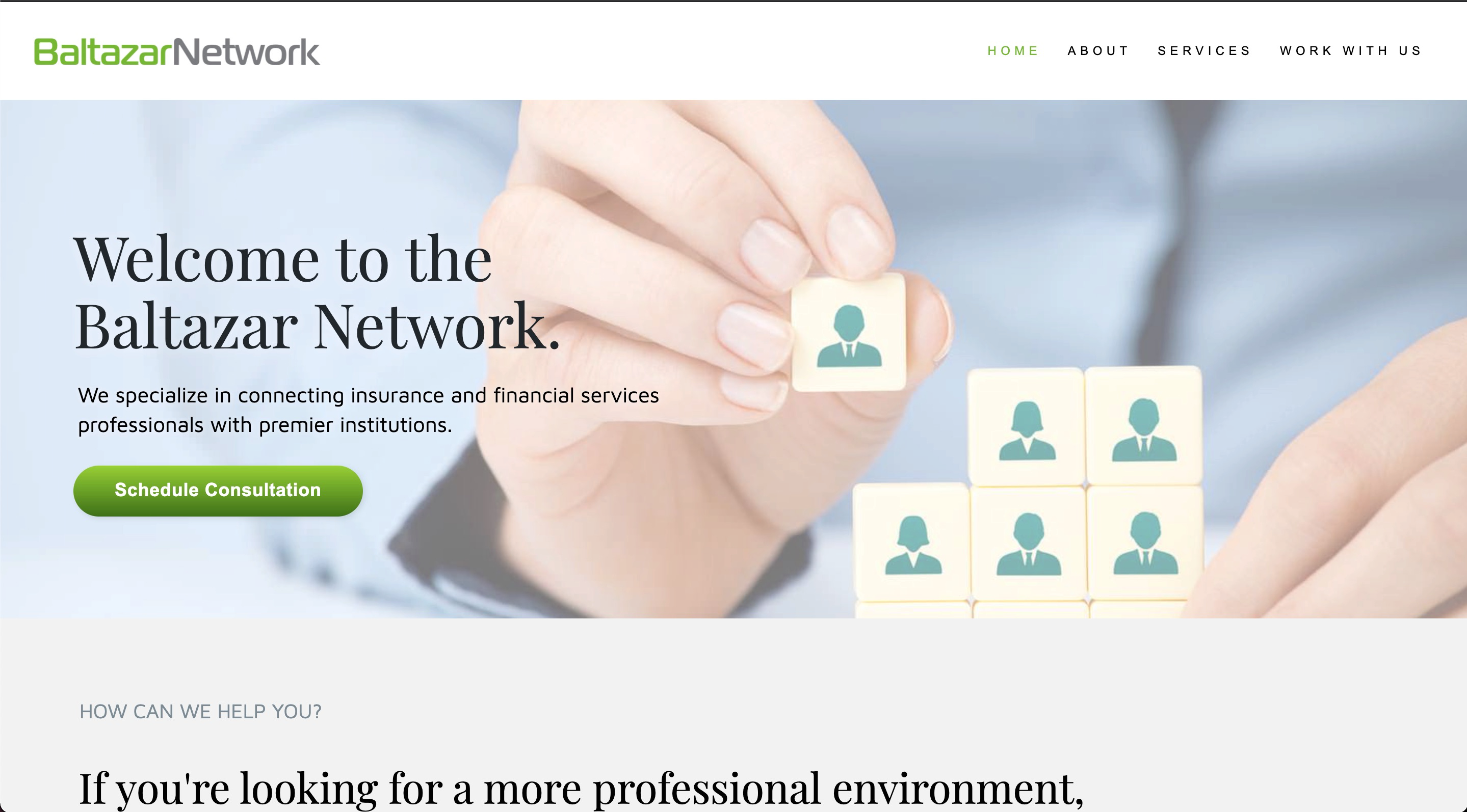 Baltazar Network website