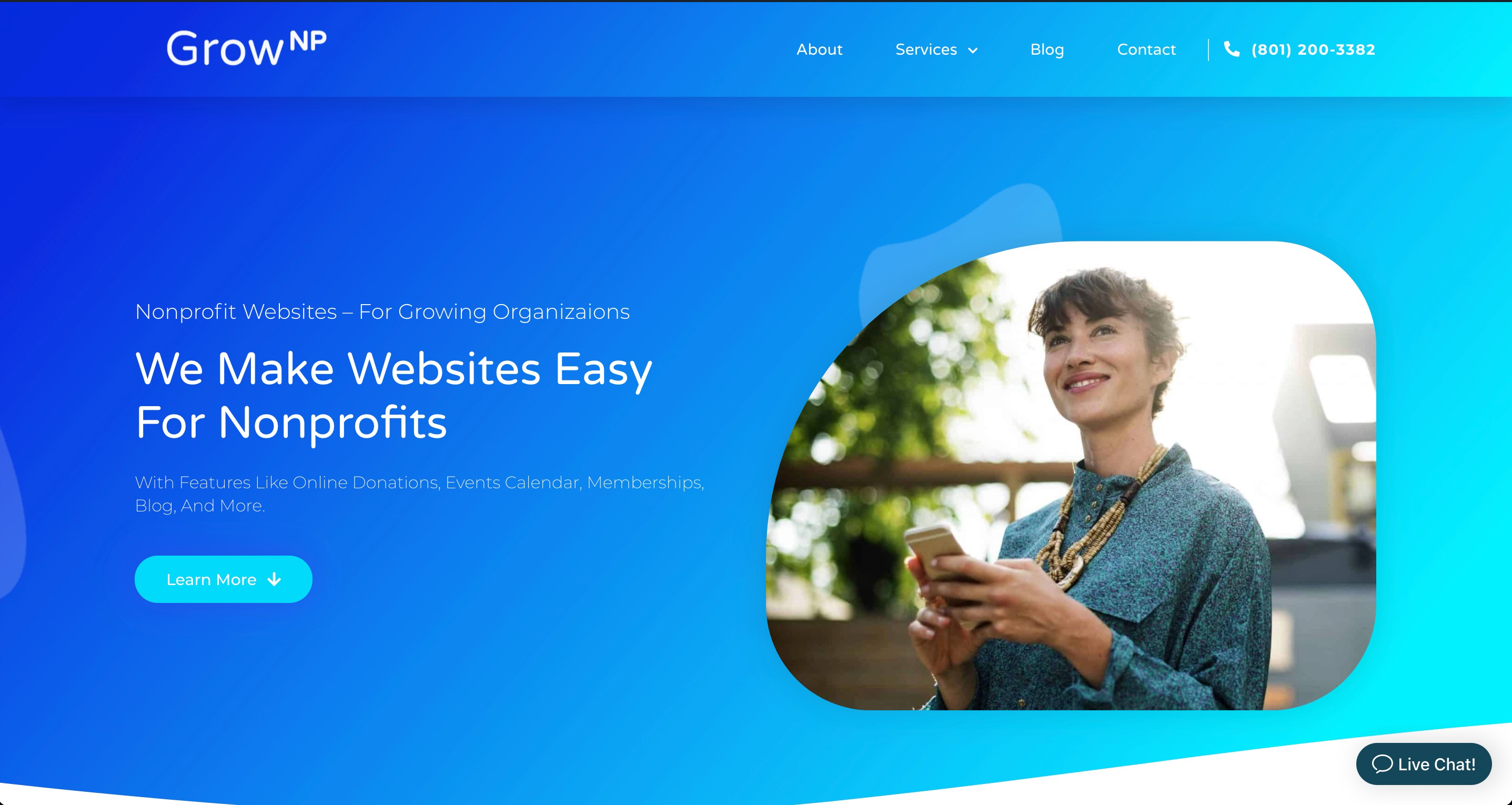 GrowNP website